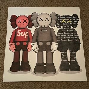 Kaws/supreme artwork